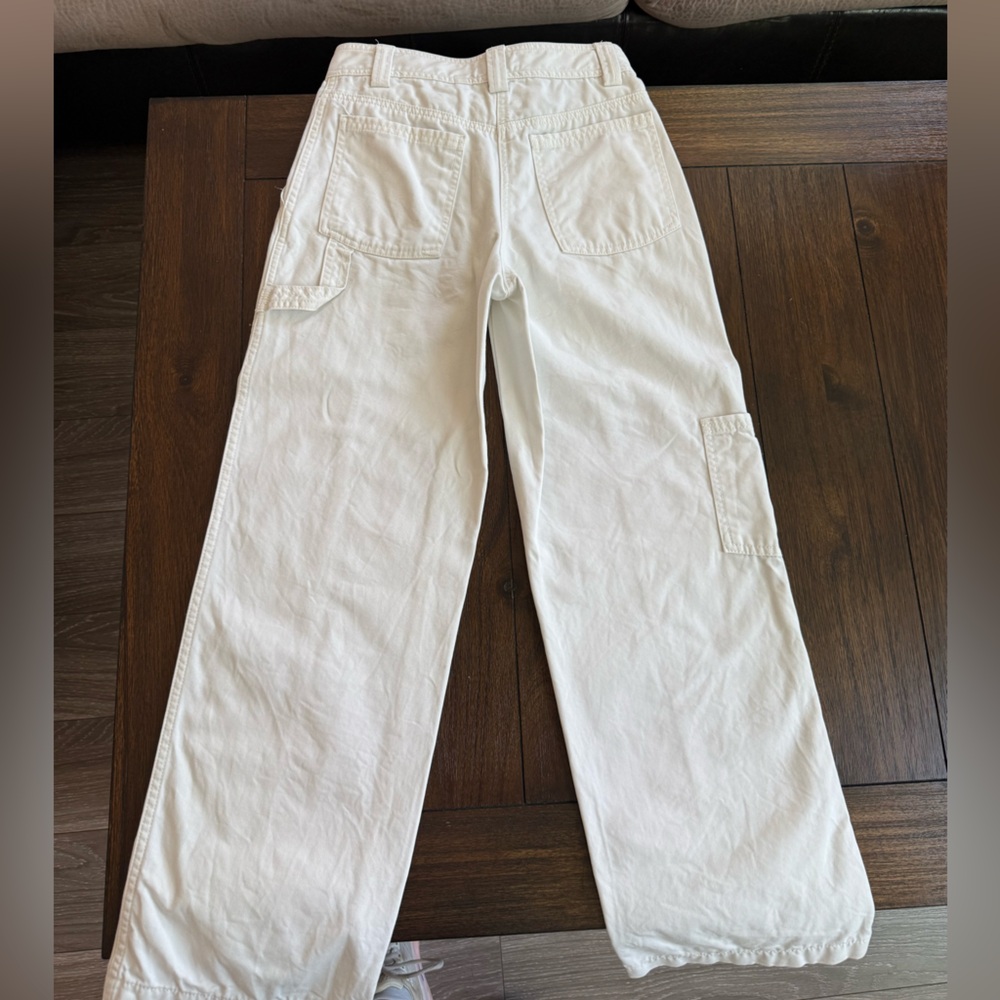Aritzia white Sunday best cargo pants size 0